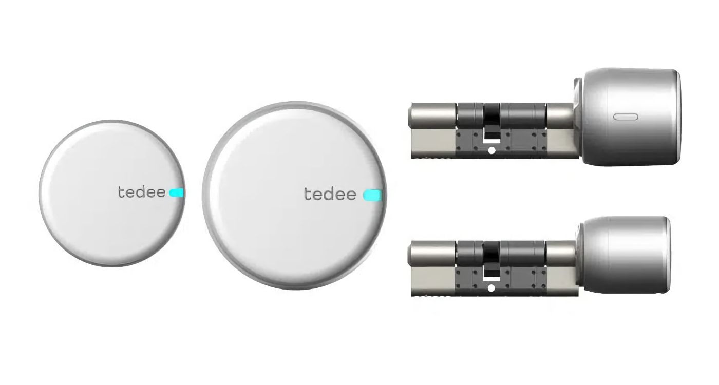 Cerradura inteligente con pilas TEDEE-GO (blanco) - STI Card
