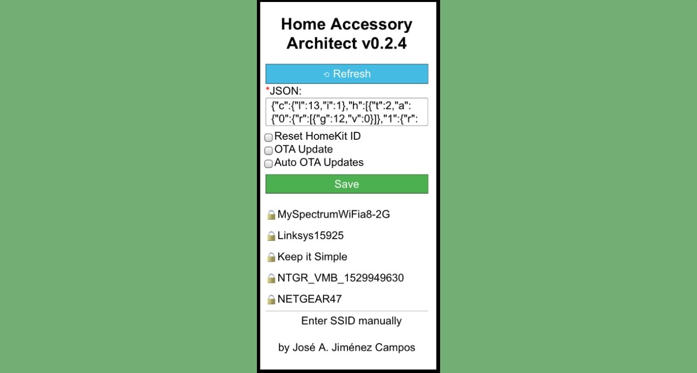 E0120: Home Accessory Architect (HAA)