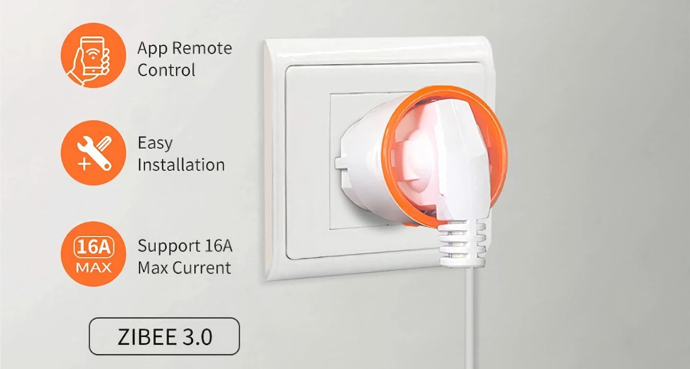 E0420: Enchufe domótico Zigbee con control de consumo