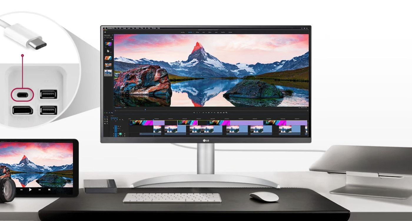 E0721: Usando el LG 27UP85NP, un monitor 4K