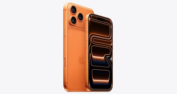 Un iPhone 17 Pro ¡naranja!