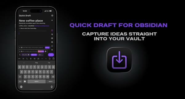 Quick Draft for Obsidian: capturando ideas al vuelo