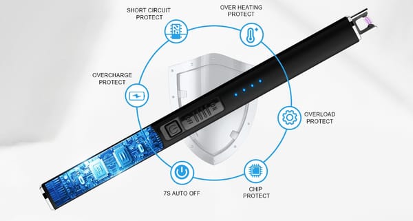 Un mechero con batería y USB-C